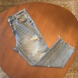 Urban Outfitters Distressed Light Blue Jeans